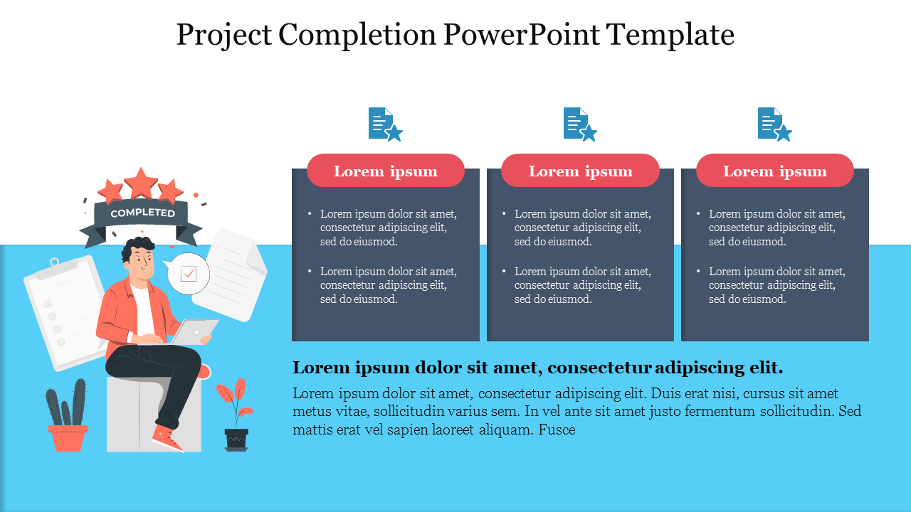 project completion presentation template